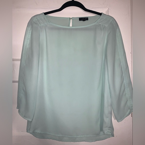 The‎ limited sheer mint blouse